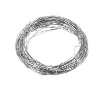 sourcing map Titanium Wire, 10 Feet x 0.4mm 26 Gauge TA1 Pure Titanium Soft Welding Round Metal Craft Wire for Jewelry Crafts Making Soldering Electric Power (Silver Tone)