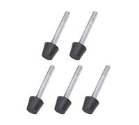 sourcing map Toggle Clamp Foot Rubber Head Carbon Steel M5x47mm 5pcs