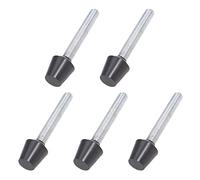 sourcing map Toggle Clamp Foot Rubber Head Carbon Steel M8x70mm 5pcs