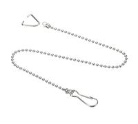 sourcing map Toilet Flappers Chain, 30cm Toilet Handle Lever Lift Flush Replacement Ball Chain Link, 304 Stainless Steel Pack of 3