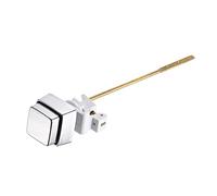 sourcing map Toilet Flush Lever Handle, Push Button Toilet Tank Handle Replacement Universal Side Mount Toilet Trip Lever, Brass Lever