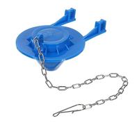 sourcing map Toilet Stopper Flapper, 1pcs Universal Toilet Flapper Replacement Fit 2" Flush Valve Toilet Leaking Flapper (Blue, 4.21"x2.95")