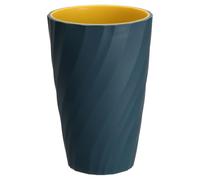 sourcing map Toothbrush Cup Portable Mouthwash Cup Reusable Toothbrush Holder Organizer Bathroom Tumbler Cup 370ml for Home Bathroom Travel, Dark Blue