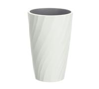 sourcing map Toothbrush Cup Portable Mouthwash Cup Reusable Toothbrush Holder Organizer Bathroom Tumbler Cup 370ml for Home Bathroom Travel, Grey White