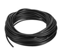 sourcing map TPE Screen Spline, 0.14"x32.8ft Round Window Screen Repair Retainer Spline for Door Window Screens Replacement (10 Meter, Black)