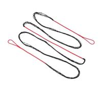 sourcing map Traditional Recurve Bow String Replacement AMO 68" in 12 Strands Archery Bowstring Accessories for Universal Archery Equipment Traditional Long Recurve Horse Bow (Black/Red)