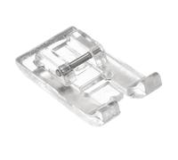 sourcing map Transparent Presser Foot 7mm Buttonhole Foot Satin Stitch for Low Shank Sewing Machine #40110165