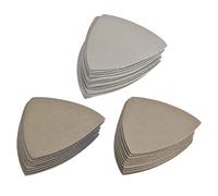 sourcing map Triangle Detail Sander Sandpaper Set 5000/7000/10000 Grit 3-1/2 Inch Hook and Loop Silicon Carbide Sanding Pads 30 Pieces