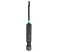 sourcing map Triangle Screwdriver Bit 70mm / 2.76" Length S2 Steel TA18 Magnetic Screwdriver Drill Bits Power Tools with 1/4" Hex Shank for Electrician Mechanic Precision Repair