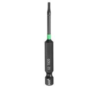 sourcing map Triangle Screwdriver Bit 70mm / 2.76" Length S2 Steel TA20 Magnetic Screwdriver Drill Bits Power Tools with 1/4" Hex Shank for Electrician Mechanic Precision Repair