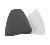 sourcing map Triangular Sandpaper Hook and Loop Triangle Sanding Pad Fit 3-1/2" Oscillating Multi-Tool Silicon Carbide for Wet/Dry Use 600 Grit 10pcs