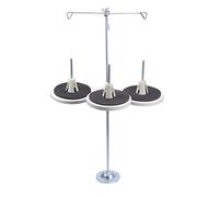 sourcing map Triple Cone Spool Stand Universal Iron 3 Thread Stand for Sewing and Embroidery Machines