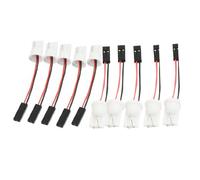 sourcing map Truck Car Auto T10 W5W LED Bulb Light Wire Harness Adapter 10 Pcs