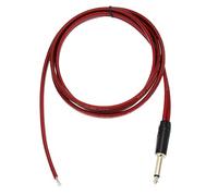 sourcing map TS Mono Plug to Bare Wire Open End Speaker Cable, 4.9ft (1.5 Meter) 14AWG Gold Plated TS Mono Plug Cable for Speaker, Guitar, Scanner, Audio Equipment