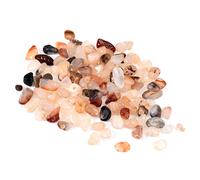 sourcing map Tumbled Chips Stone, Natural 100g/0.22lb 6-9mm White
