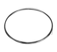 sourcing map Tungsten Wire, 99.99% High Purity Tungsten Wire 0.4mm Dia x 3 Meter Length Tungsten Filament Metal Coil for Light Bulb Production Electronics Industry