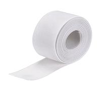sourcing map Twill Wide Elastic Band Double-Side 50mm(2 inch) Flat 2 Yard Woven Elastic Band Knit Elastic Spool Heavy Stretch Strap White for Sewing, Waistband