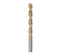 sourcing map Twist Drill Bit 10.9mm Titanium Coated (HSS-E) M42 High Speed Steel 8% Cobalt Straight Shank for Stainless Steel Aluminum Alloy Metal