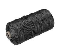 sourcing map Twisted Mason Line Nylon Twine String Cord Black 300M/328 Yard 1.5MM Dia for Netting, Landscaping, Home Improvement, DIY Projects, Crafting, Masonry, Gardening