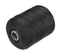 sourcing map Twisted Mason Line Nylon Twine String Cord Black 600M/656 Yard 1MM Dia for Netting, Landscaping, Home Improvement, DIY Projects, Crafting, Masonry, Gardening