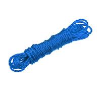 sourcing map Twisted Mason Line Nylon Twine String Cord Blue 8M/26 Feet 4MM Dia for Netting, Landscaping, Home Improvement, DIY Projects, Crafting, Masonry, Gardening