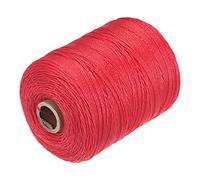 sourcing map Twisted Mason Line Nylon Twine String Cord Red 600M/656 Yard 1MM Dia for Netting, Landscaping, Home Improvement, DIY Projects, Crafting, Masonry, Gardening