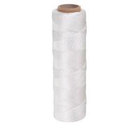 sourcing map Twisted Nylon Mason Line 1.5mm x 250 Ft Braided Twine String Lines for Fishing Gardening Crafting, White