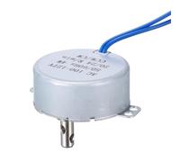 sourcing map TYC-50 Small Synchronous Motor 100-127V AC 20-24RPM Shaft Rotation CW/CCW 4W Gear Motor, 1kgf.cm Reduction Ratio for Electric Fireplace