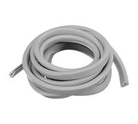 sourcing map U Channel Edge Trim, 13.1ft Length Rubber Guard Seal Strip Edge Protector Fit for 0.5-1.5mm Edge, (5/32" W x 9/32" H) Gray