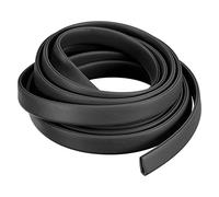 sourcing map U Channel Edge Trim, 6.5ft Length Rubber Guard Seal Strip Edge Protector Fit for 1-2mm Edge, (7/32" W x 15/32" H) Black