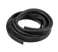 sourcing map U Channel Edge Trim, 8.2ft Length Rubber Guard Seal Strip Edge Protector Fit for 1.5-2mm Edge, (15/64" W x 19/32" H) Black