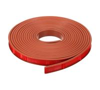 sourcing map U-Shape Edge Banding, 16.4ft Self-Adhesive U Channel Edge Protector TPE Flexible Furniture Edge Protector Veneer Edging Trim for Cabinet Table Shelves (18mm, Brown)