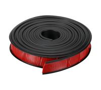 sourcing map U-Shape Edge Banding, 16.4ft Self-Adhesive U Channel Edge Protector TPE Flexible Furniture Edge Protector Veneer Edging Trim for Cabinet Table Shelves (30mm, Black)