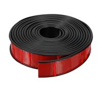 sourcing map U-Shape Edge Banding, 16.4ft Self-Adhesive U Channel Edge Protector TPE Flexible Furniture Edge Protector Veneer Edging Trim for Cabinet Table Shelves (36mm, Black)