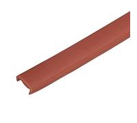 sourcing map U Shape Furniture Edge Banding, 2M Self Adhesive Flexible Edging Trim, 5x9mm TPE Edge Guards for Cabinets Furniture Repair Restoration, Brown