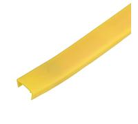 sourcing map U Shape Furniture Edge Banding, 3 Meters Self Adhesive Flexible Edging Trim, 5x12mm TPE Edge Guards for Cabinets Furniture Repair Restoration, Yellow