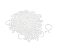 sourcing map U Shape Save Place Twist Lock Cable Wire Ties 24mm Dia 100 Pcs Beige (Pack of 100)