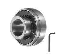 sourcing map UC204-12 Pillow Block Bearings 3/4" Bore Bearing Units Chrome Steel (GCR15) Flange Mounted Bearing Housing with Wrench