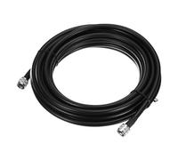 sourcing map UHF Male PL-259 to UHF Male PL-259 Low Loss RG213 Coax Jumper Cable 15M/49Ft