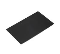sourcing map UHMW Sheets, Hard Ultra High Molecular Weight Polyethylene Sheets Plastic Sheet, 6" x 10" x 1/10, Black
