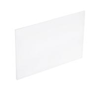 sourcing map UHMW Sheets, Hard Ultra High Molecular Weight Polyethylene Sheets Plastic Sheet, 8" x 10" x 1/16, White
