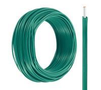 sourcing map UL1007 Solid Core Wire, 16 Gauge 100FT 300V 16 AWG Electrical Wire Tinned Copper PVC 80 Degree High Temp Internal Wiring for Fixed Installations, Appliances, Green