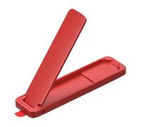 sourcing map Ultra-Thin Phone Stands, Horizontal & Vertical Desk Stand, Stick on Portable Phone Stand for Most Smartphones, Phone Cases, Tablets, Red