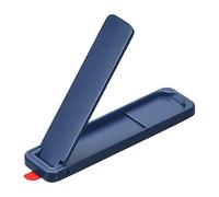 sourcing map Ultra-Thin Phone Stands, Horizontal & Vertical Desk Stand, Stick on Portable Phone Stand for Most Smartphones, Phone Cases, Tablets, Blue