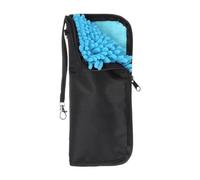 sourcing map Umbrella Case - Umbrella Bag - Black/Sky Blue - 14.17" x 12.5cm - Zipper Closure - Buckle Strap - Unisex - Classic Style