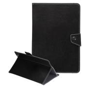 sourcing map Universal 10.1 Inch Tablet Case, Protective Folio PU Leather Shell Case for 10.1-10.5 Inch Touchscreen Tablet, Black