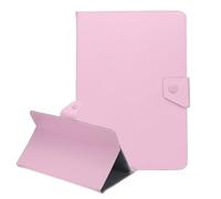 sourcing map Universal 10.1 Inch Tablet Case, Protective Folio PU Leather Shell Case for 10.1-10.5 Inch Touchscreen Tablet, Pink