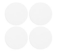 sourcing map Universal 3 Inch Speaker Grills Cover without Frame, White Metal Speaker Grills Mesh Subwoofer Mesh Cover Guard Protector for Car Home Audio, Pack of 4