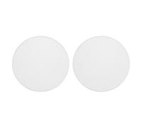 sourcing map Universal 6 Inch Speaker Grills Cover without Frame, White Metal Speaker Grills Mesh Subwoofer Mesh Cover Guard Protector for Car Home Audio, Pack of 2