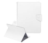 sourcing map Universal 8 Inch Tablet Case, Protective Folio PU Leather Shell Case for 8.0-8.7 Inch Touchscreen Tablet, White